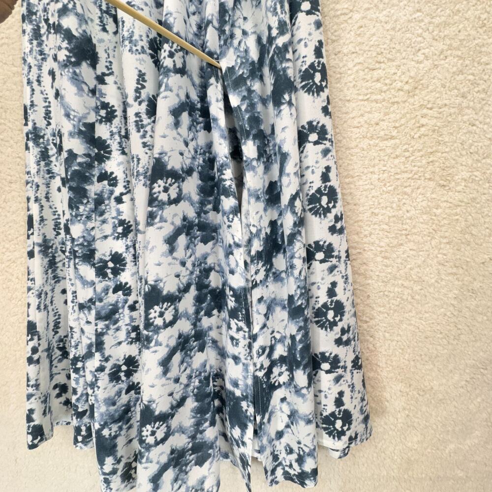 Japna Maxi Dress Women Size Medium Strapless Ruffle Tie Dye Tassel Boho Beach - Picture 8 of 12
